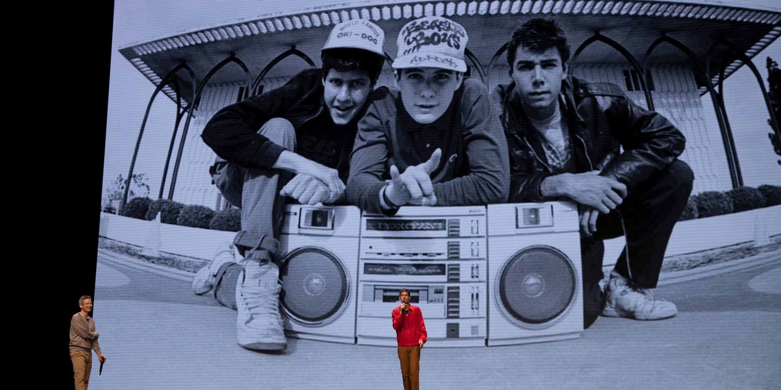 Ad Roc and Mike D in Beastie Boys Story