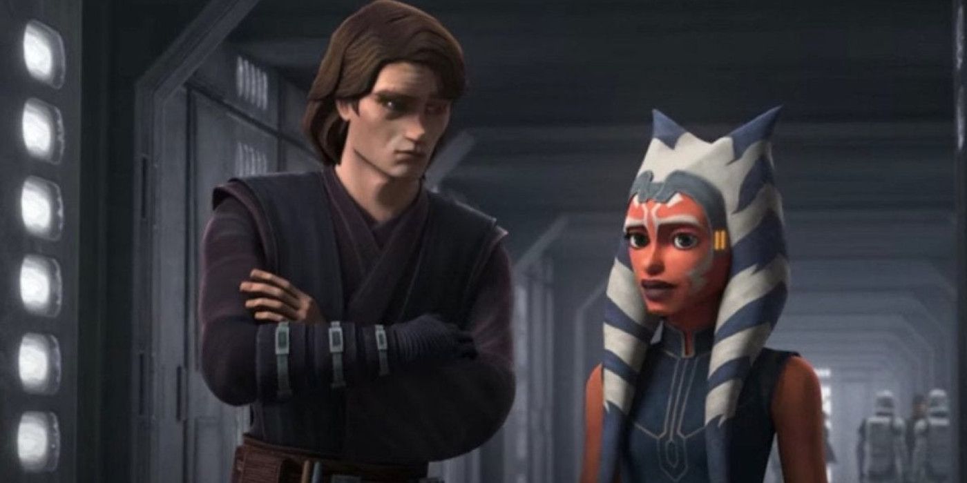 Anakin Skywalker and Ahsoka Tano Star Wars The Clone Wars
