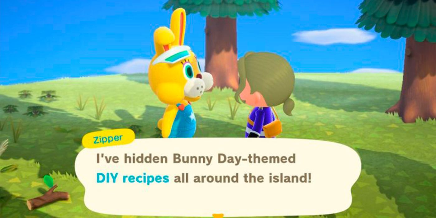 Animal Crossing DIY Recipes Bunny Day