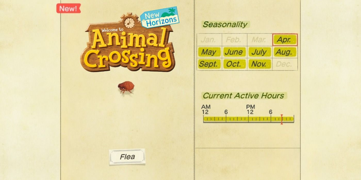 Animal Crossing New Horizons How to Catch Fleas