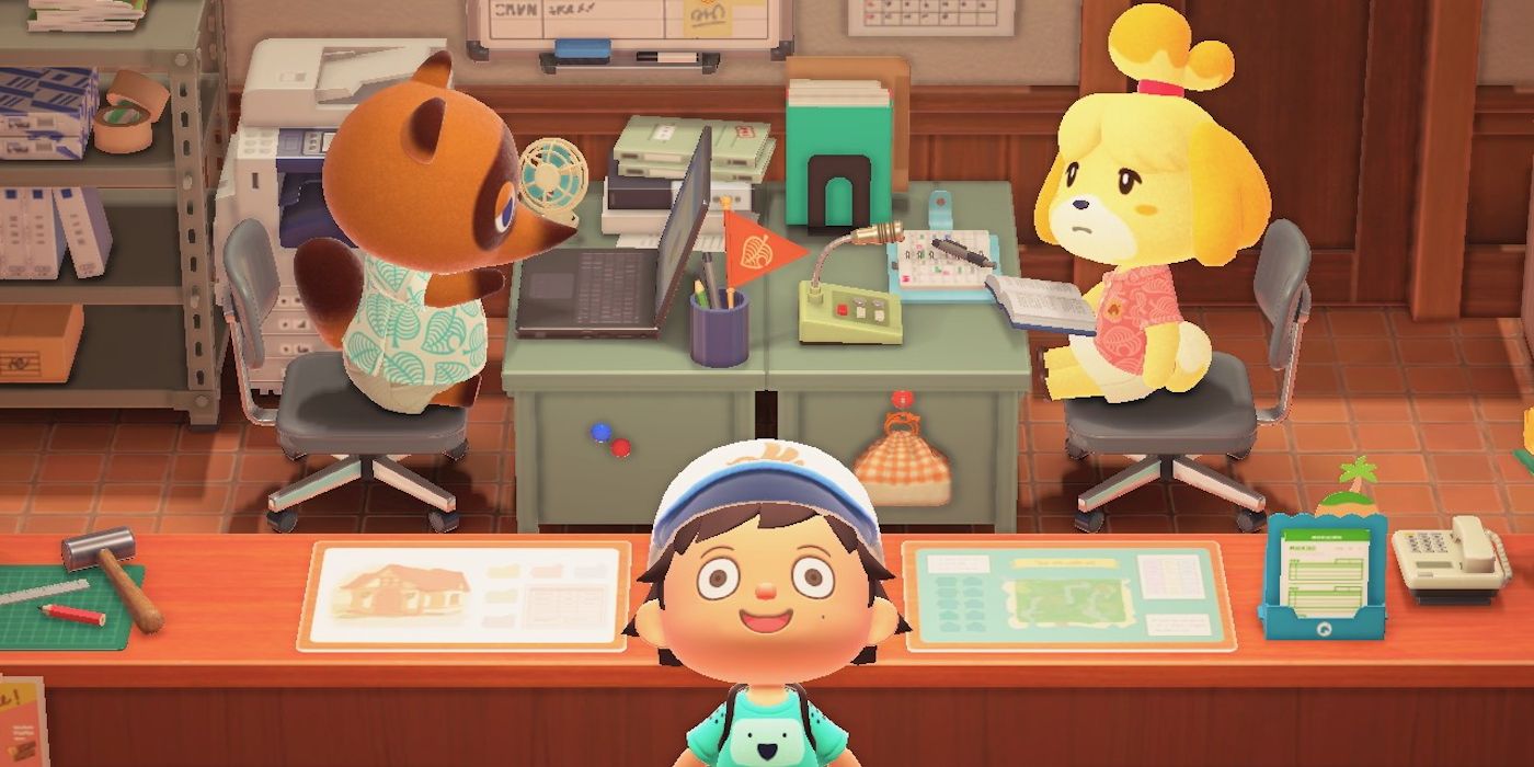 Animal Crossing New Horizons Resident Services Counter