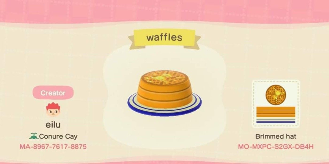 Animal Crossing Waffles