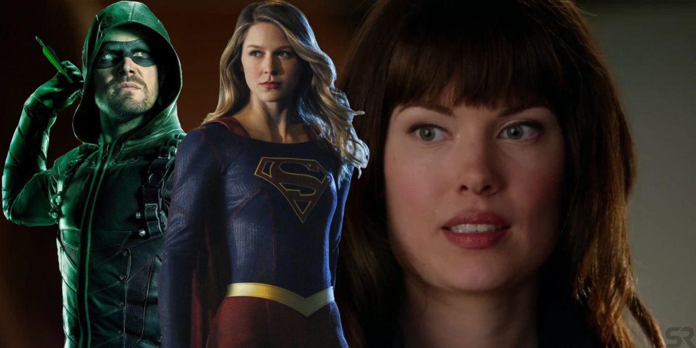 Anna Van Hooft as Jenn Stephen Amell as Oliver Queen Arrow Melissa Benoist as Kara Danvers Supergirl