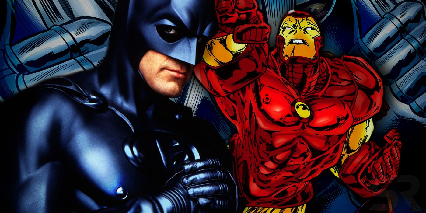 Batman Batsuit Nipples Iron Man Armor