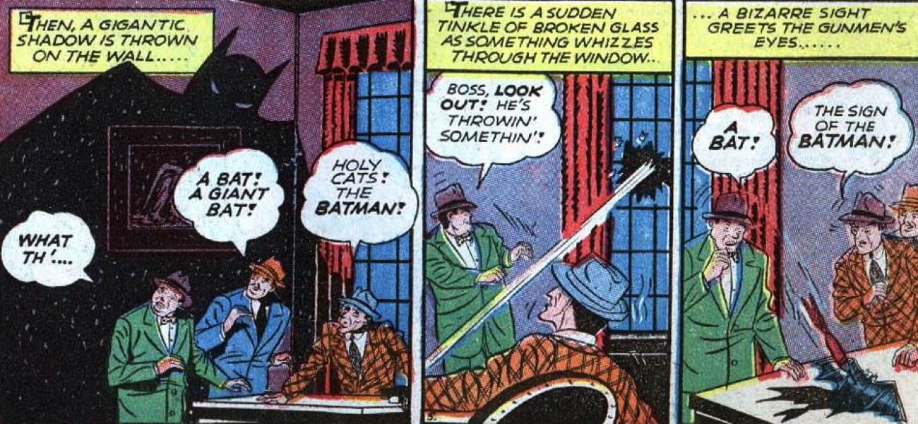 Batman Original Batarang Comic