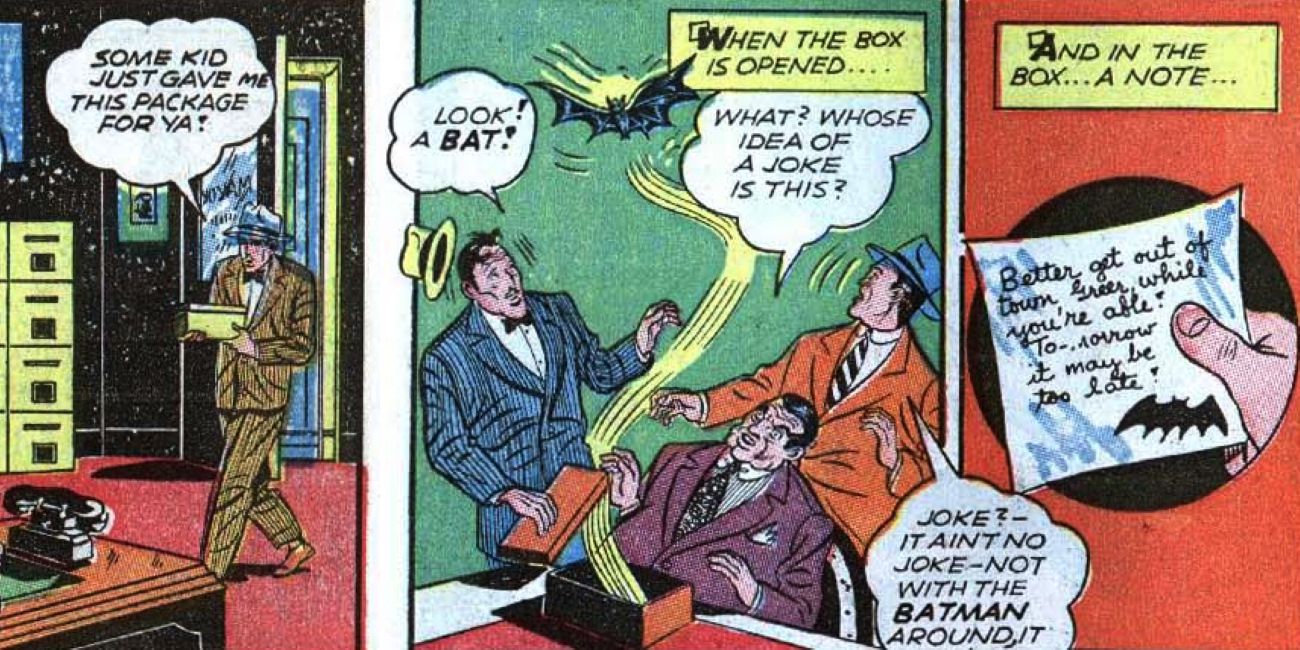 Batman Originally Used ACTUAL Bats For Batarangs