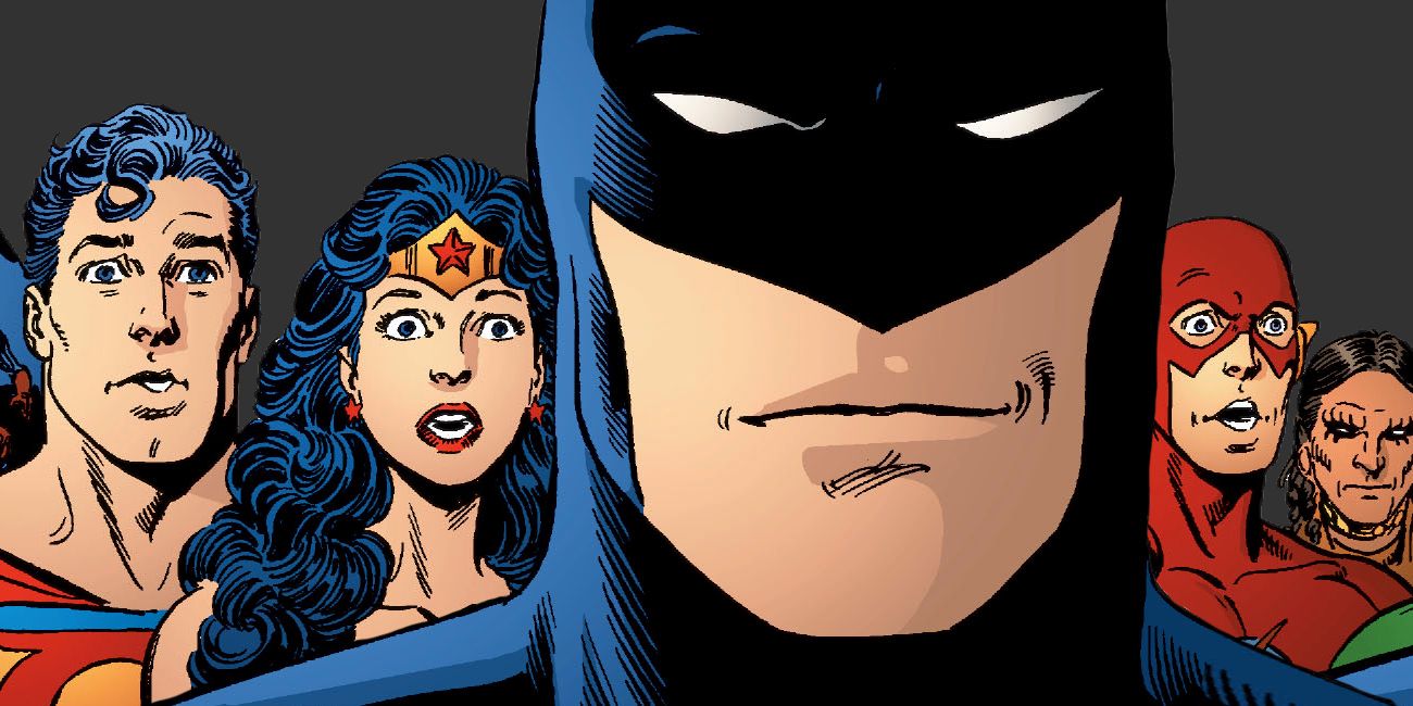 Batman Smile in Justice League Comic