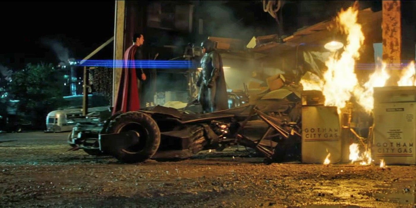 Batman v Superman scene