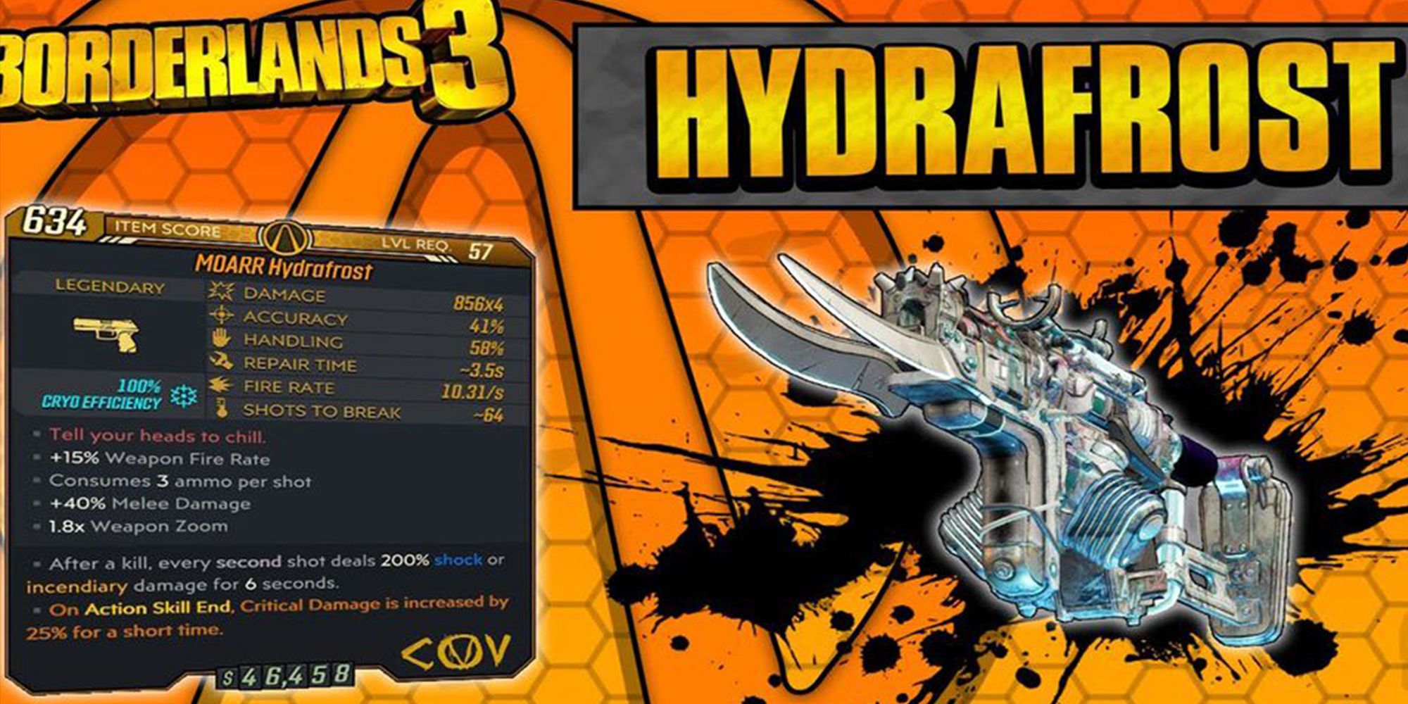 Borderlands 3 Guns Love & Tentacles How to Farm the Legendary Hydrafrost