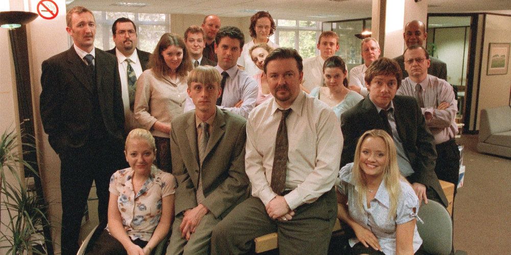 The cast of the UK Office