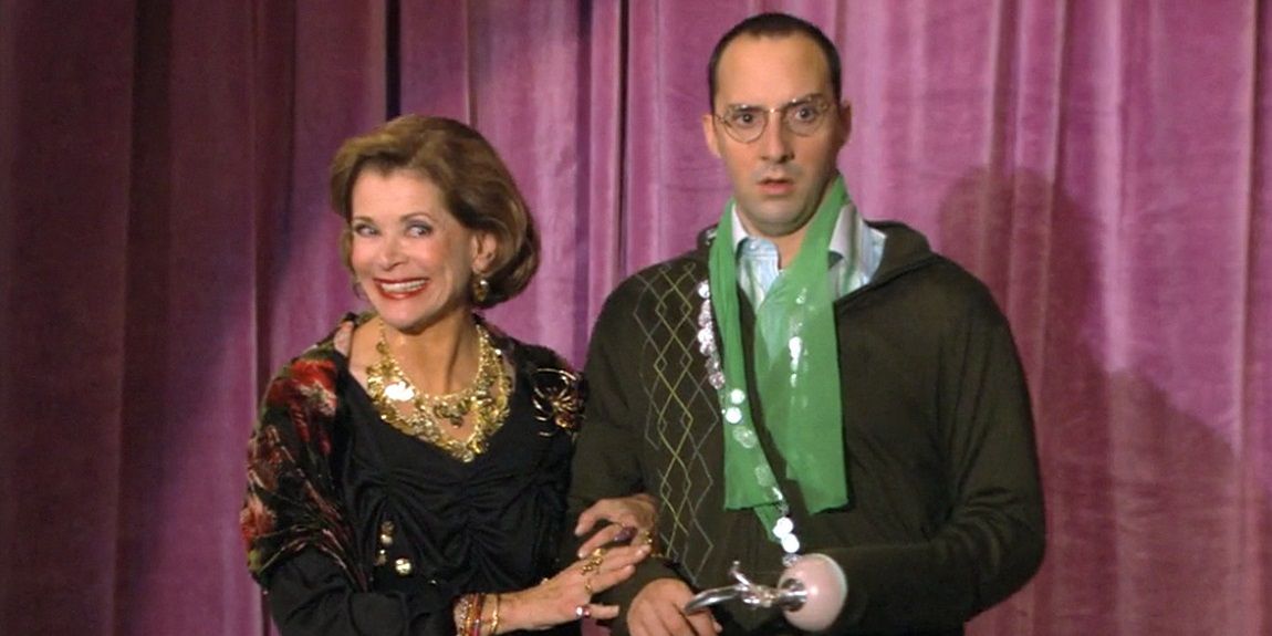 Image of Buster and Lucille at a Motherboy Contest in Arrested Development.