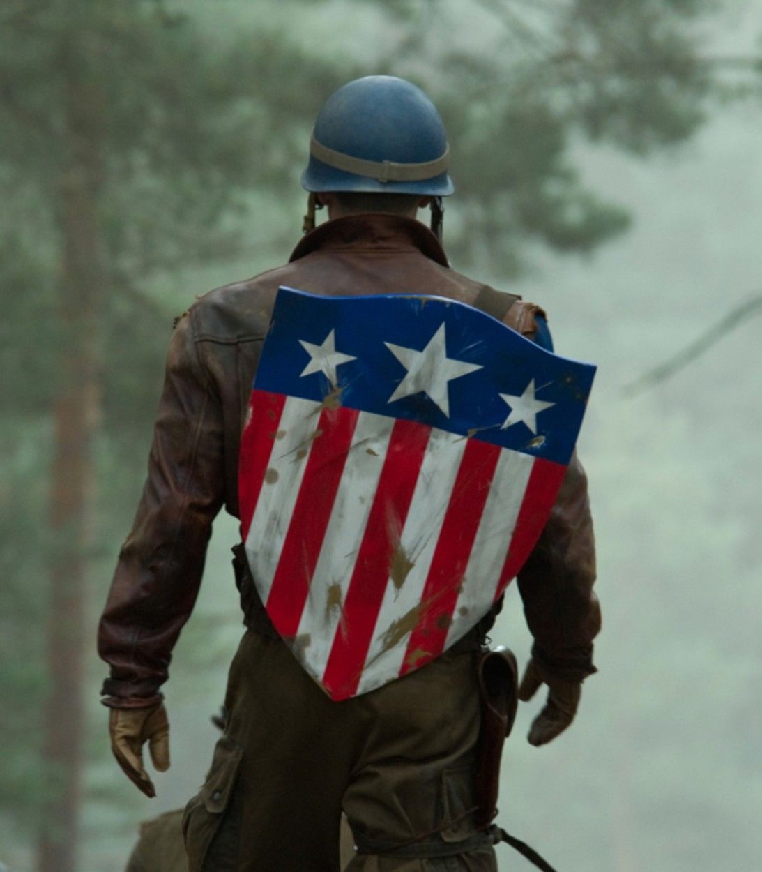 Captain America USO Shield vertical