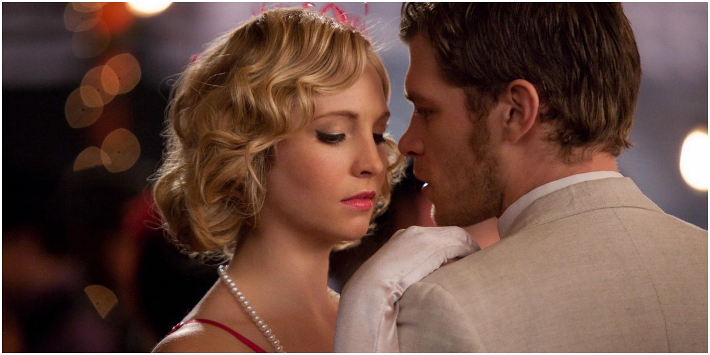 Caroline and Klaus dance.