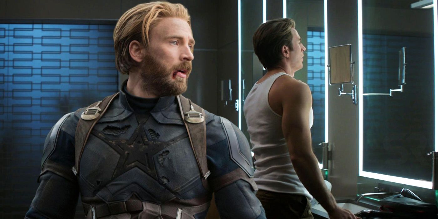 Chris Evans as Captain America in Avengers Infinity War and Avengers Endgame