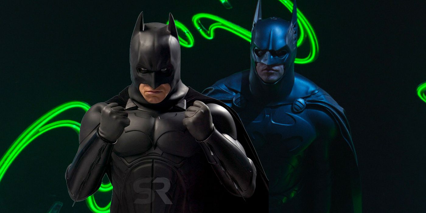 Batman Star Christian Bale Wears Val Kilmer's Batman Forever Batsuit