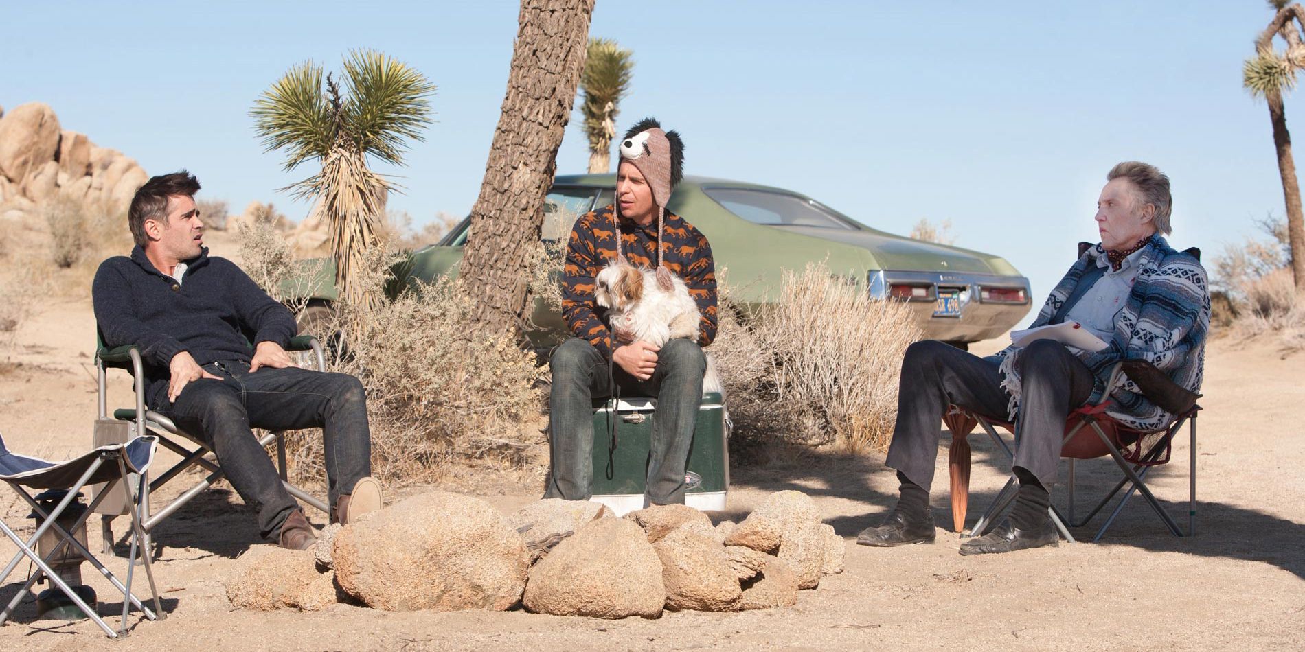 Colin Farrell, Sam Rockwell and Christopher Walken in Seven Psychopaths