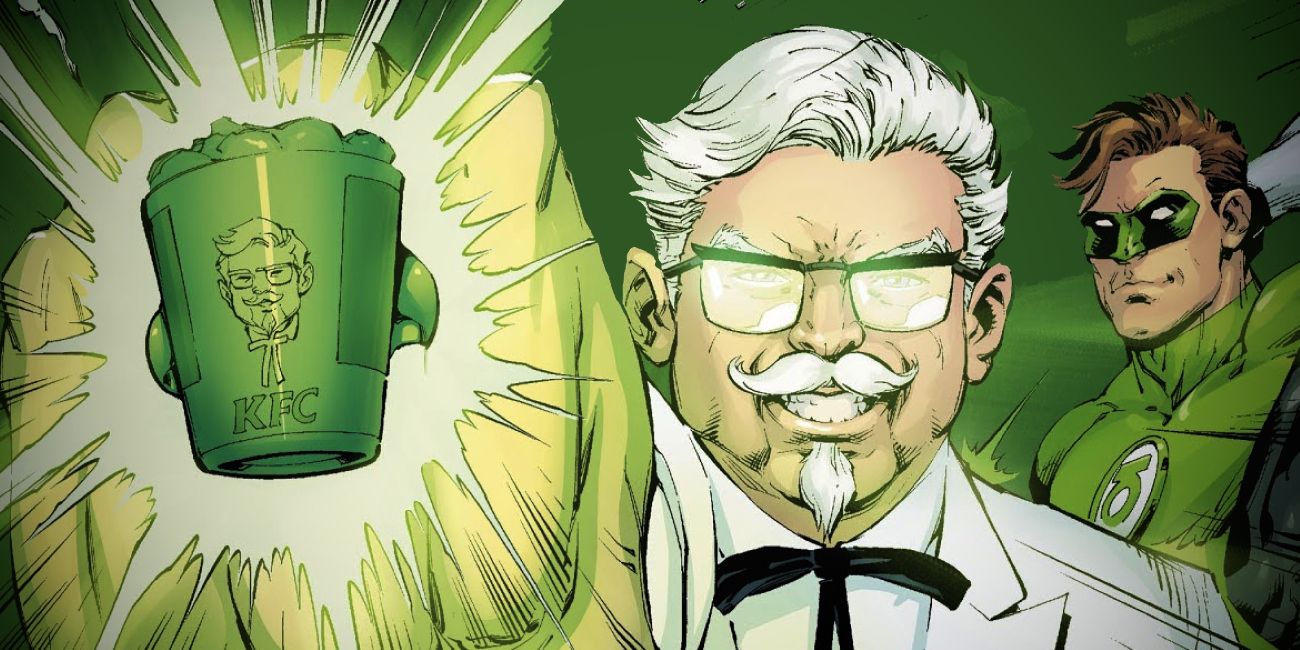 Colonel Sanders Green Lantern KFC Comic