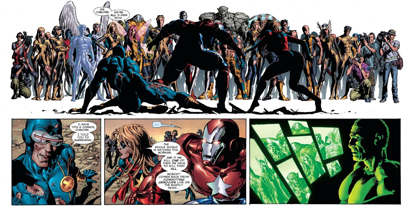 Dark Avengers Versus X-Men