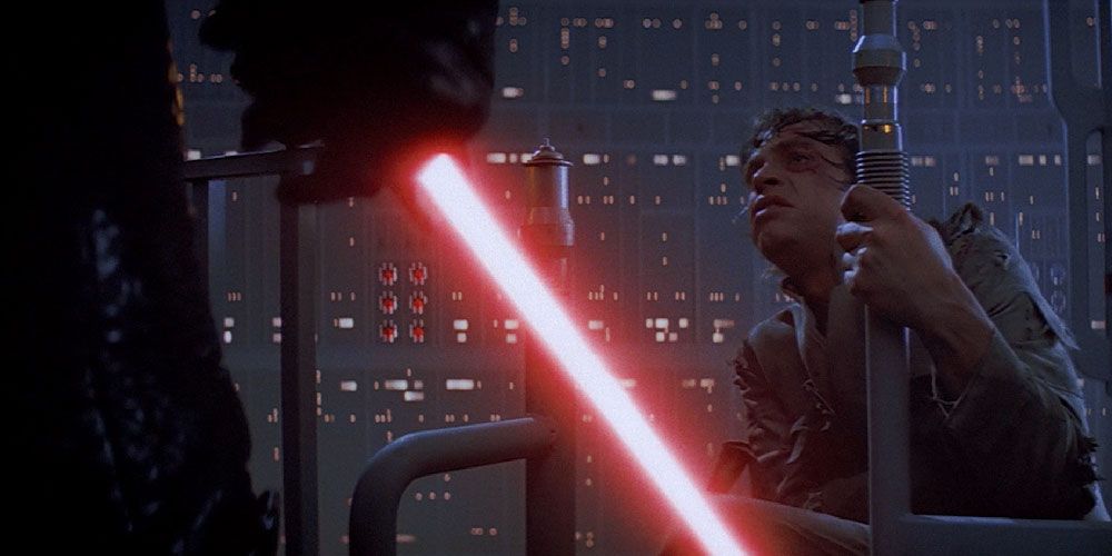 Vader tries to reason with Luke in Star Wars: The Empire Strikes Back