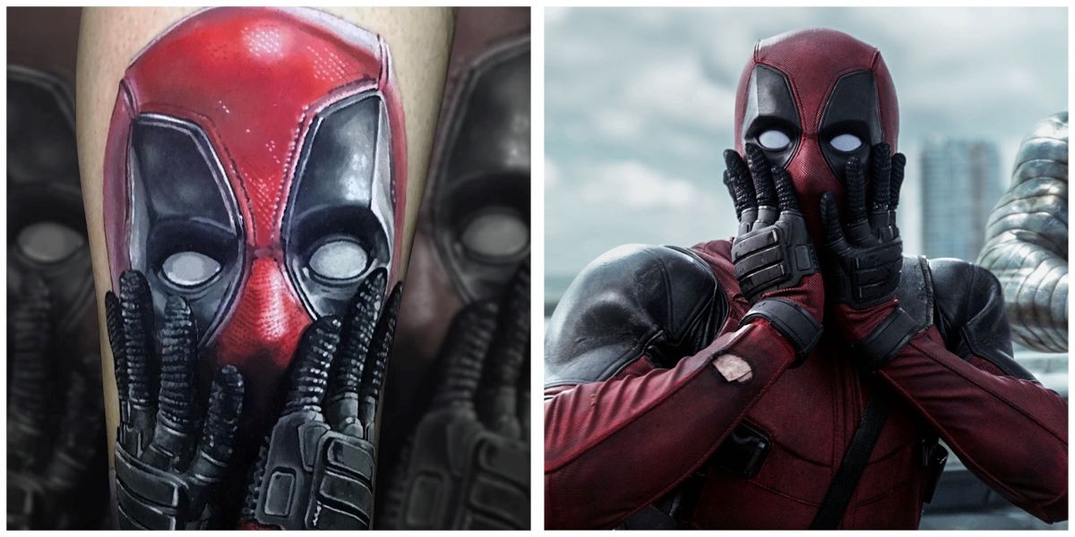 Deadpool-Tattoos-Hyperrealism