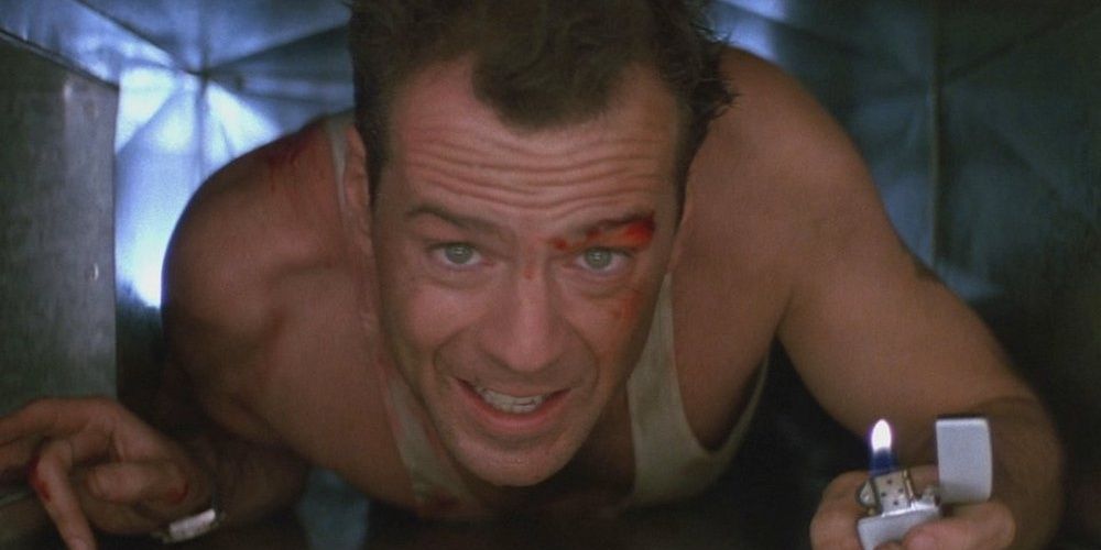 Die Hard John McClane in vent