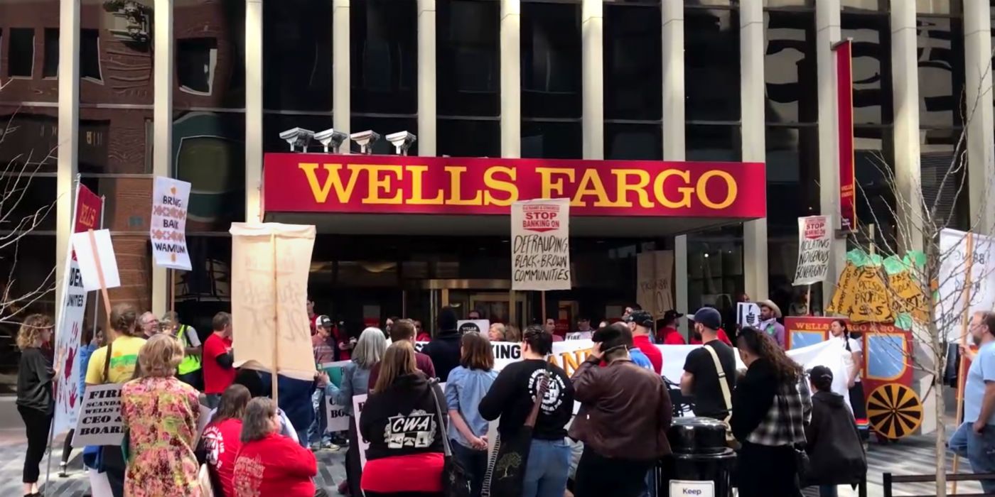 Dirty Money Wells Fargo Protest