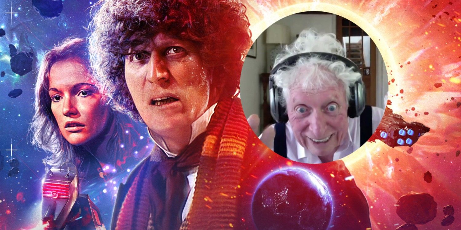 Doctor Who Tom Baker Recording Audio Drama Remotely