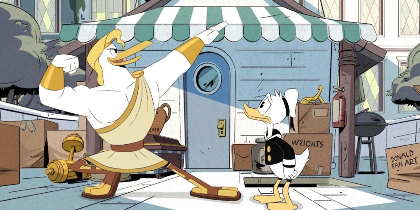DuckTales Storkules and Donald Duck