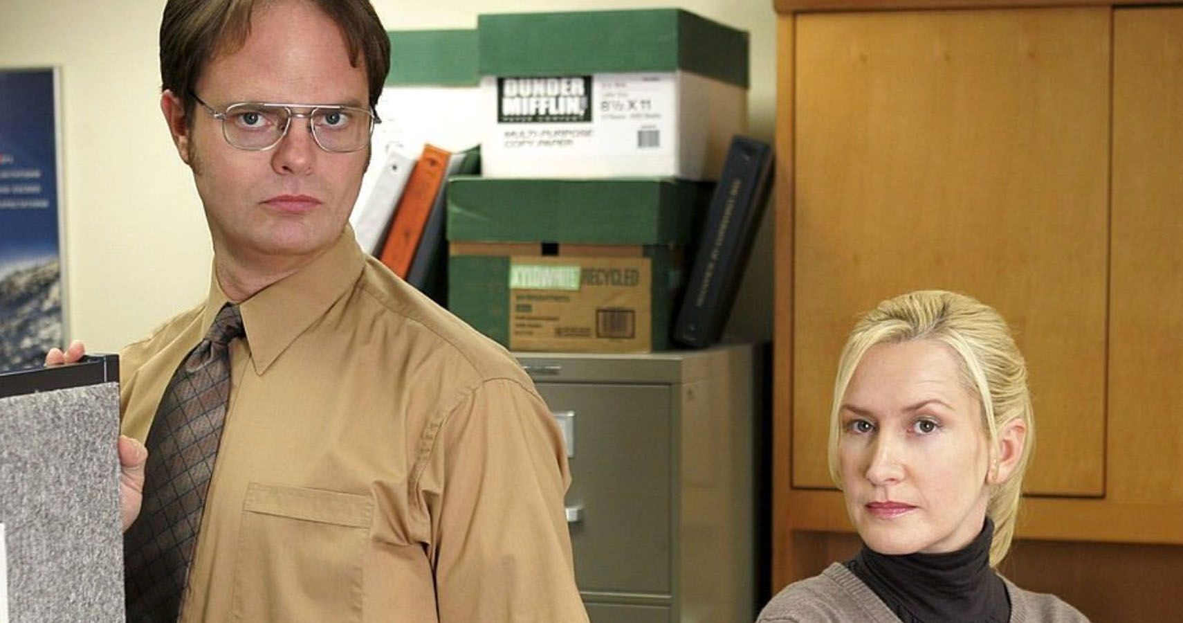 Dwight and Angela in The Office