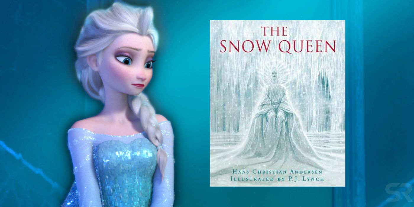 Elsa in Frozen and The Snow Queen Cover