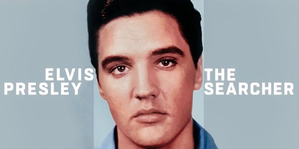Elvis Presley in the poster for The Searcher