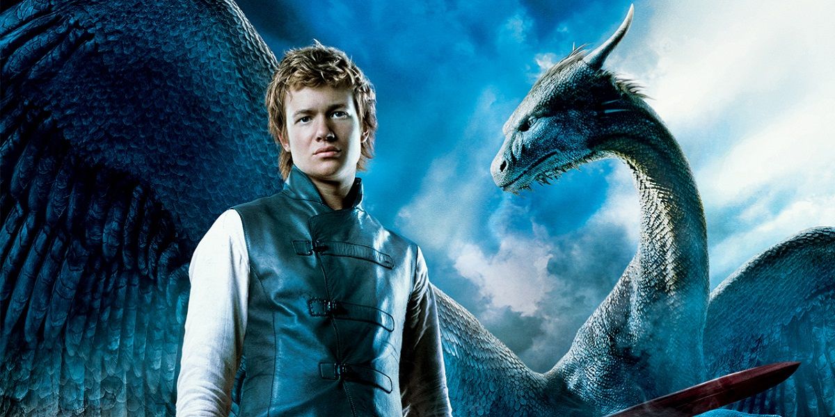 Eragon and a dragon in the 2006 movie adaptation