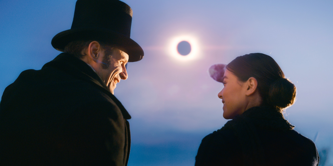 Emily and Ben look at an eclipse