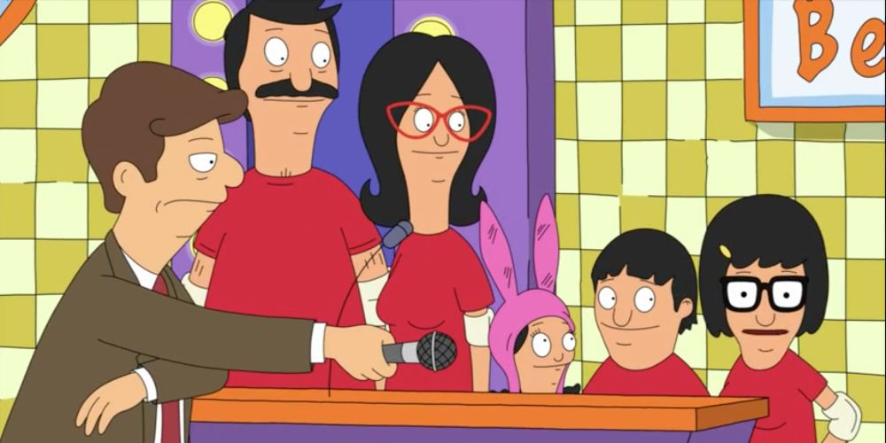 The Belchers annoy the host of Family Fracas