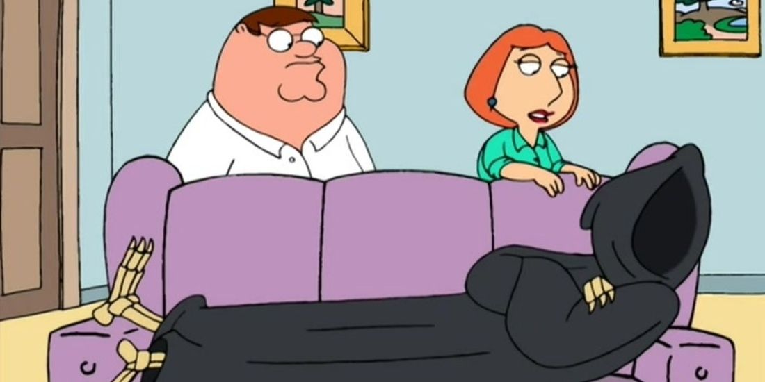 Family Guy's Peter, Lois and Death