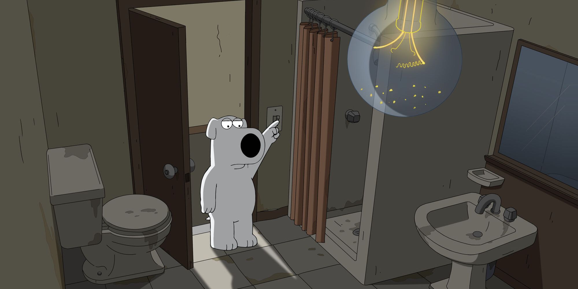 A still from the Family Guy episode "The D in Apartment 23."