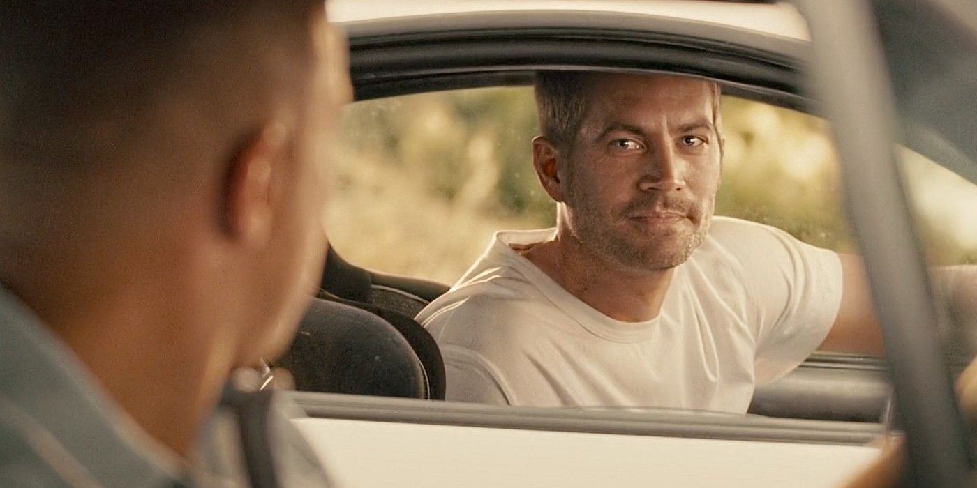 CGI Paul Walker in Furious 7.