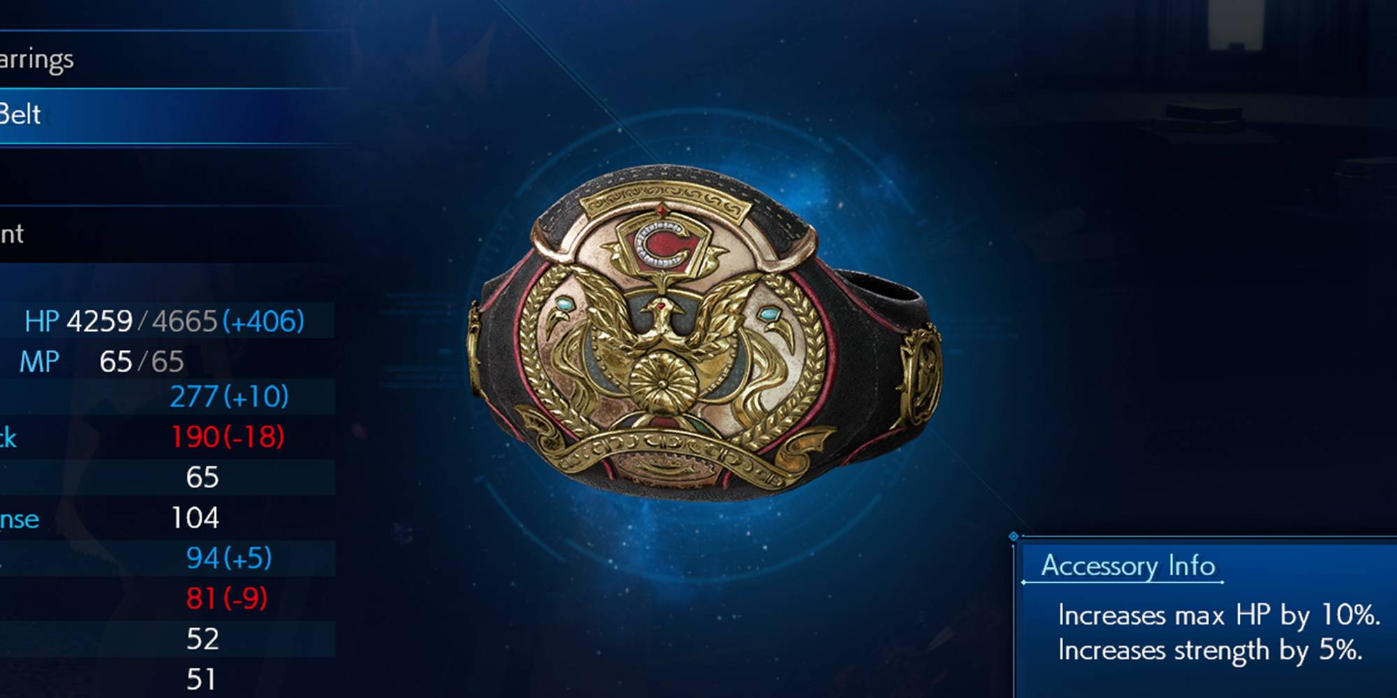 Ffvii championship belt