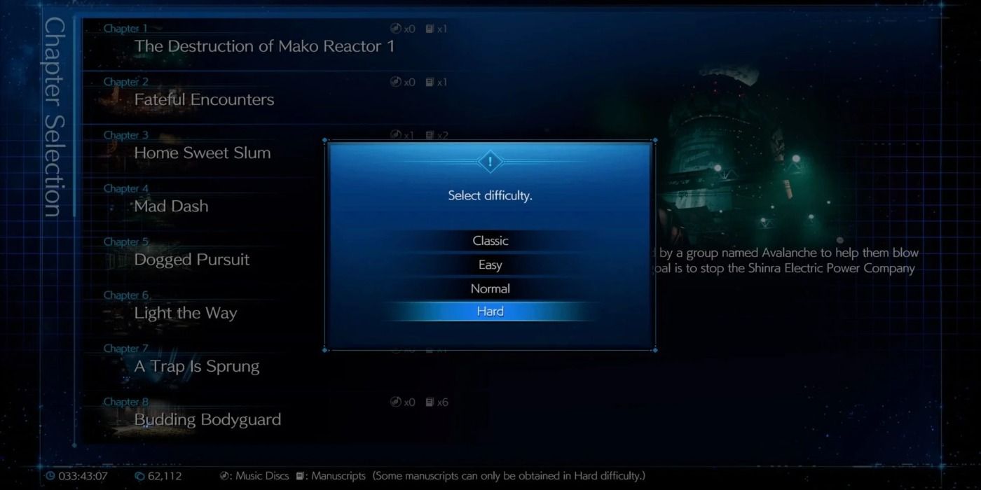 Final Fantasy 7 Remake Hard Mode 1