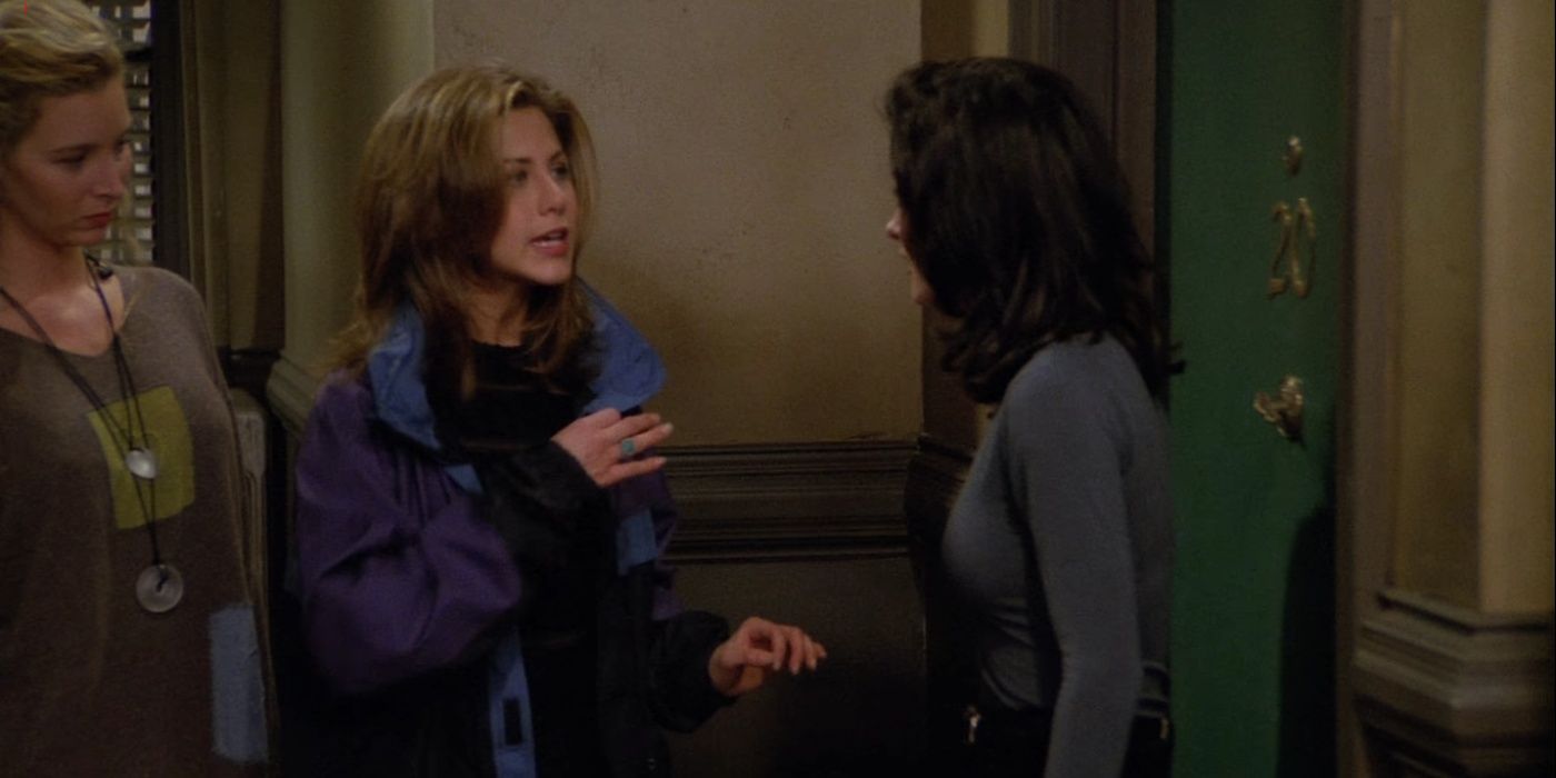 Rachel Phoebe and Monica in Friends 