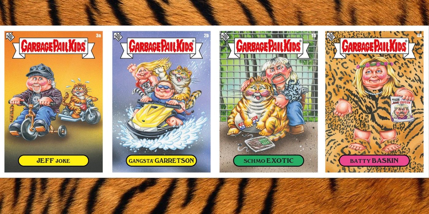 2020 Topps Garbage Pail Kids GONE EXOTIC Tiger King 10 Card Set Too Funny!! 