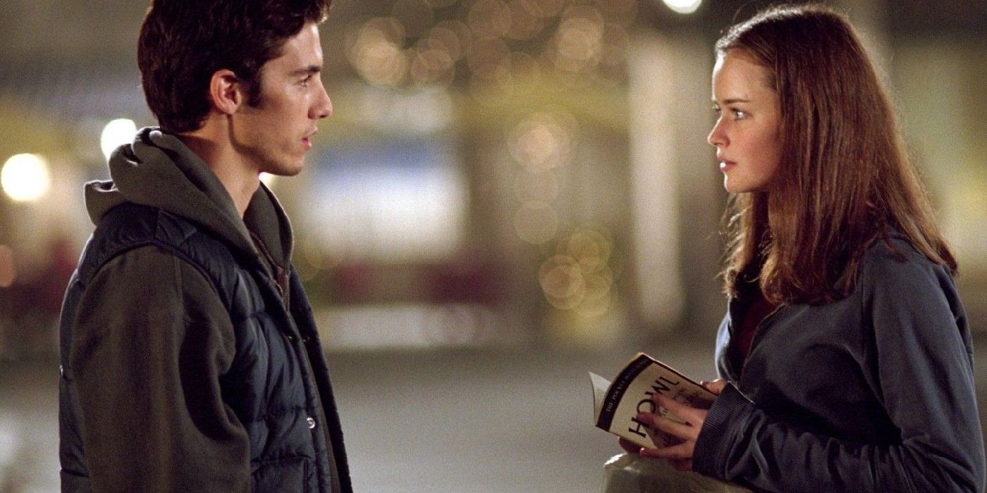Rory and Jess with Howl book in Gilmore Girls