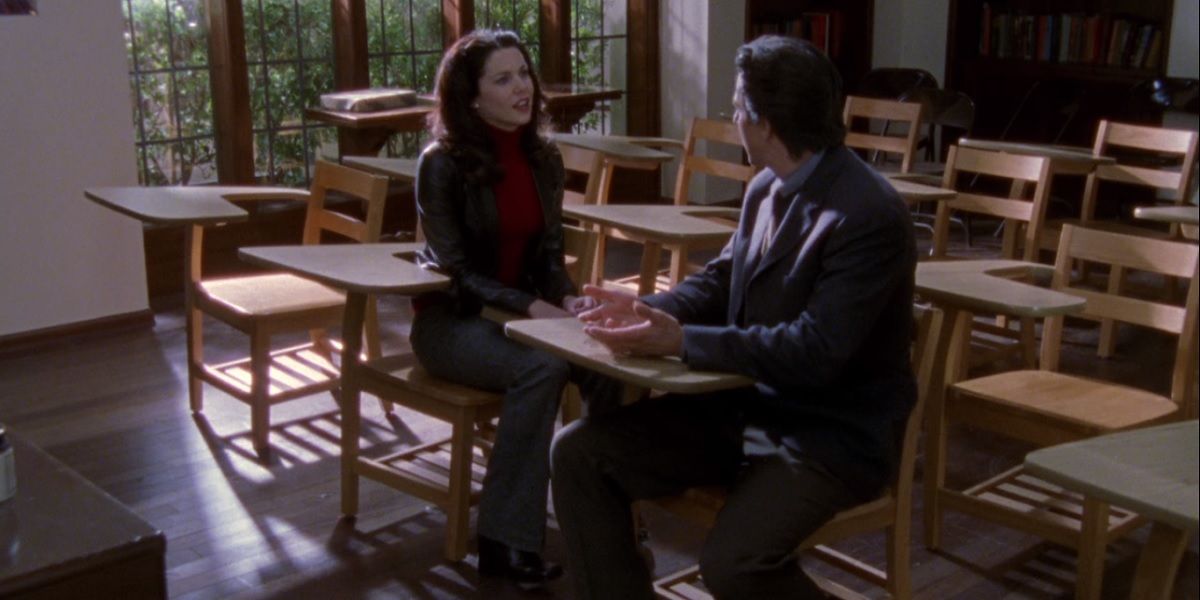 Gilmore Girls Season 1 Lorelai and Max talking