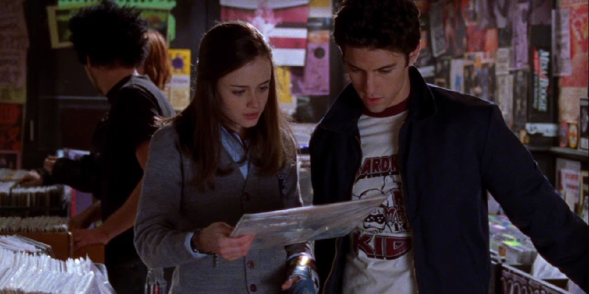 jess and rory on gilmore girls