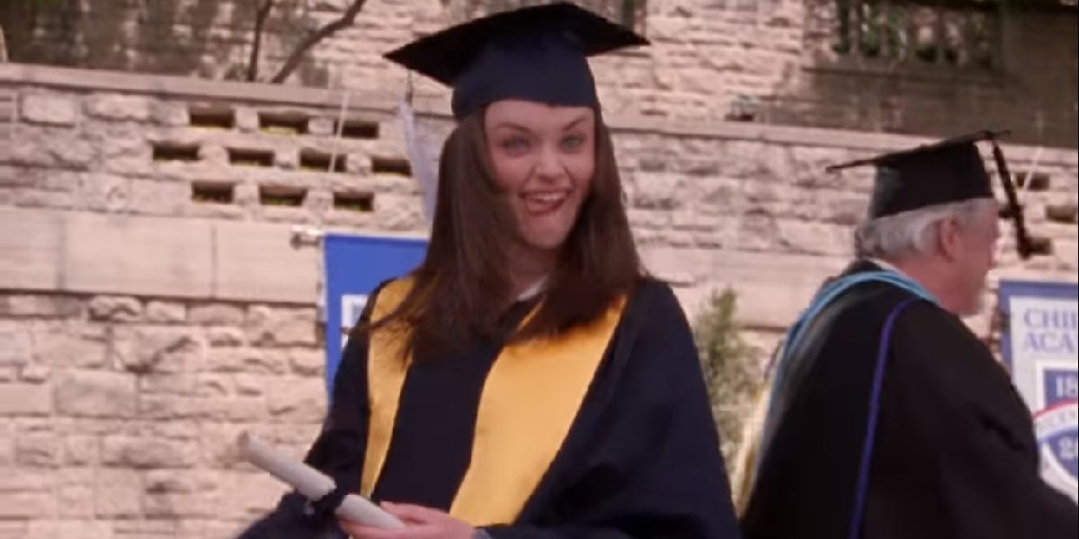 Rory after graduating from Chilton on Gilmore Girls
