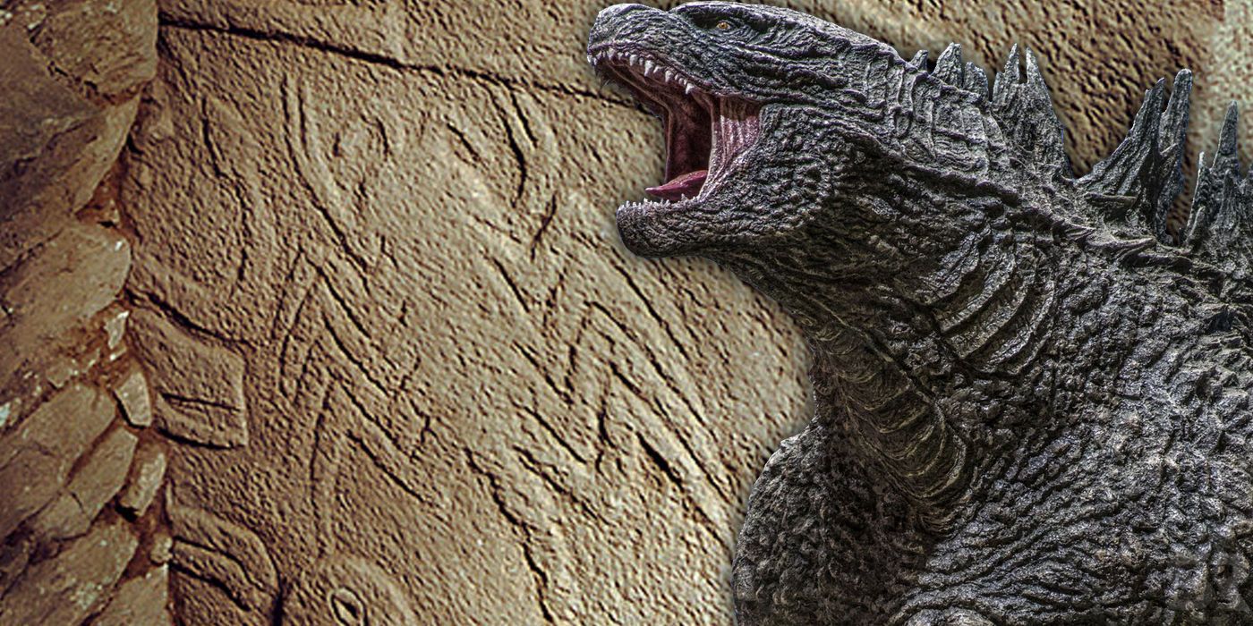 Godzilla and Scorpion Carving