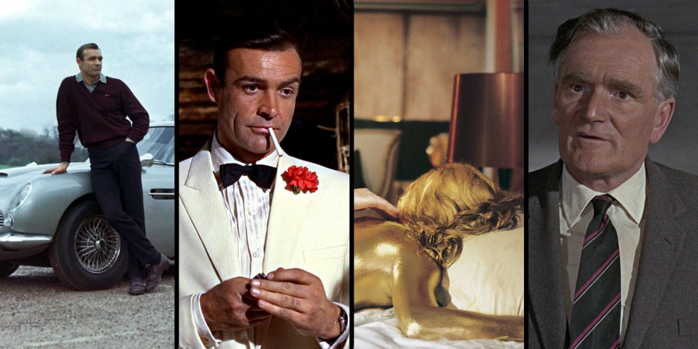 Goldfinger James Bond Q Aston Martin Jill Masterson Sean Connery