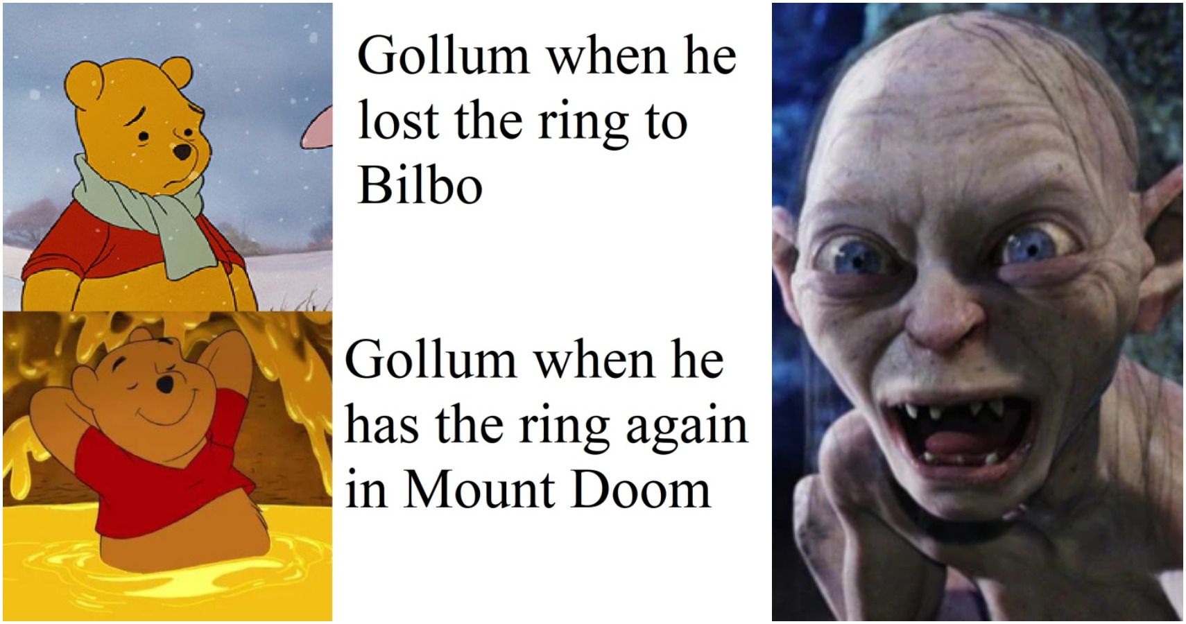 lord of the rings gollum meme