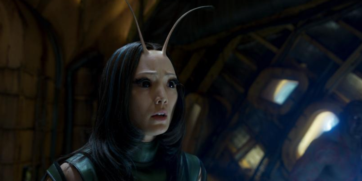 Mantis looking shocked in Guardians Vol 2