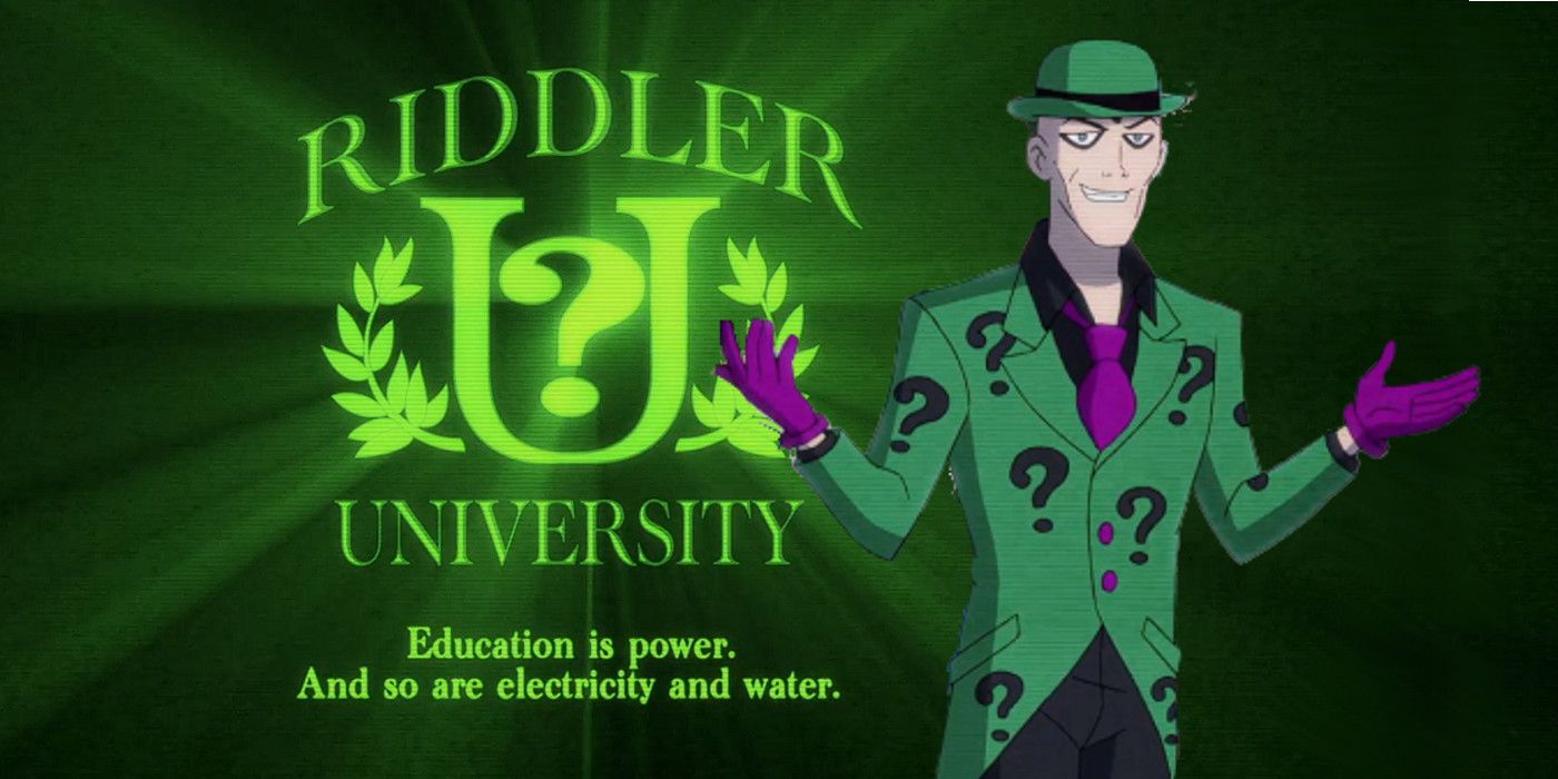 Harley Quinn Riddler's Evil Scheme Is The Most Pointless College Ever